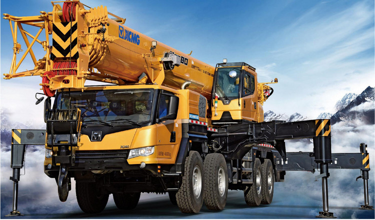 XCMG Official 80 Ton Hydraulic Arm Crane for Trucks XCT80 China Hydraulic Truck Cranes for Sale